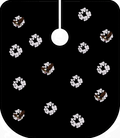 214 Barber Supply Eagle Tears Cape - Black