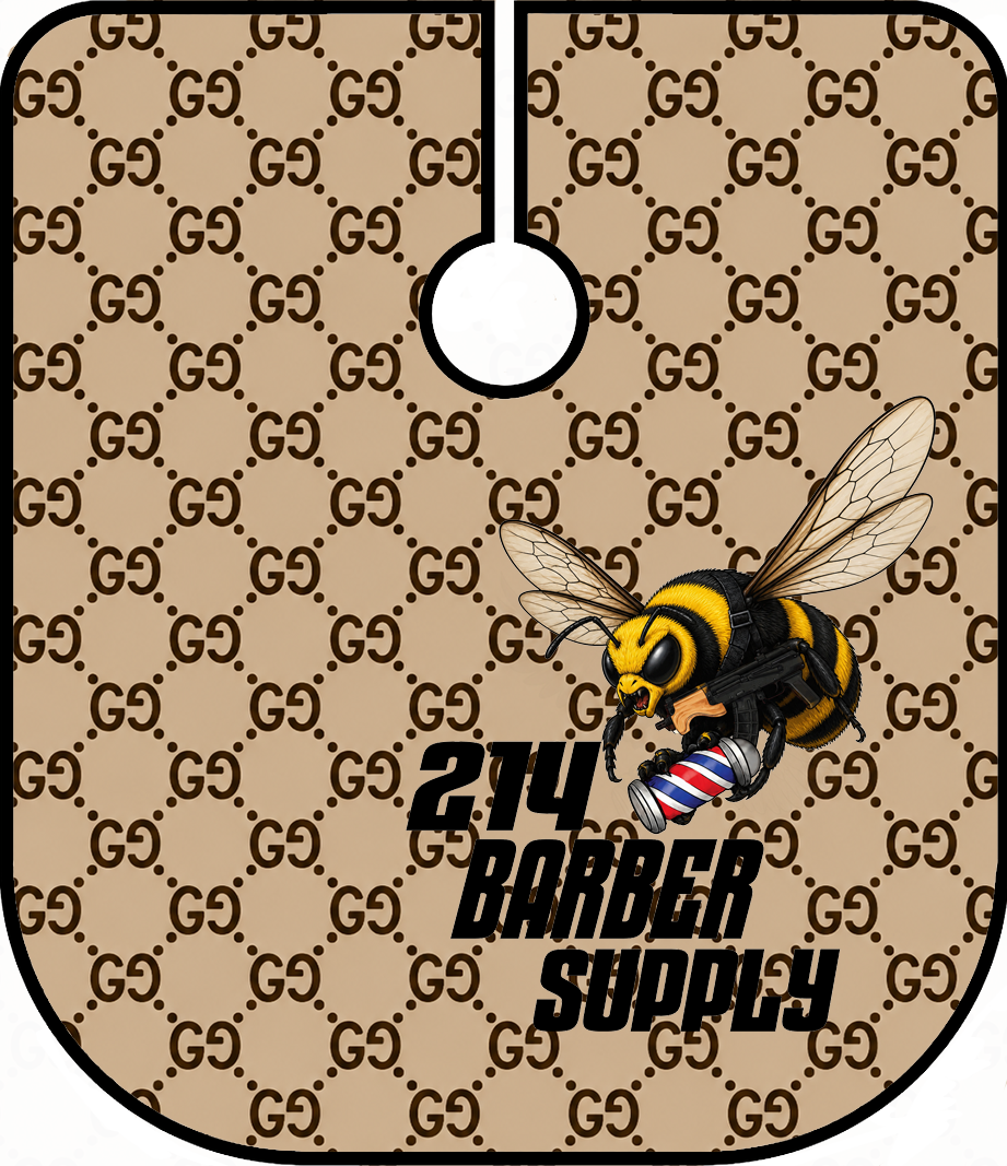 214 Barber Supply Gucci Bumble Bee Cape
