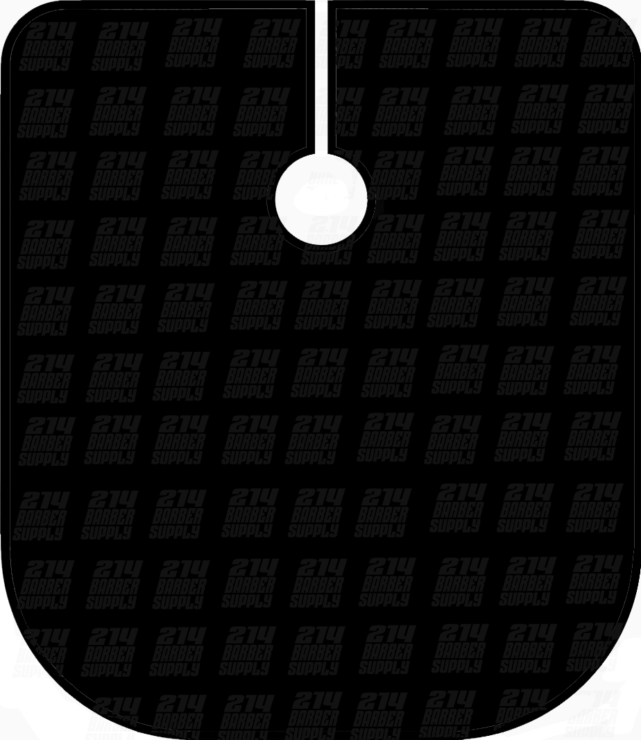 214 Barber Supply All Black Cape