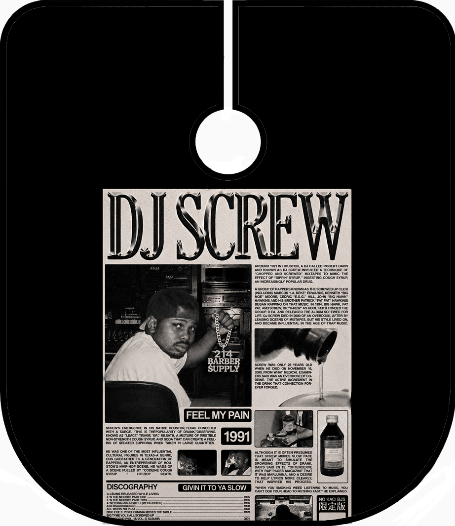 214 Barber Supply Dj Screw Cape