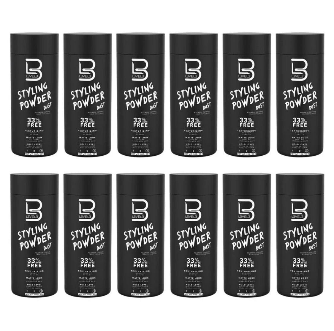 LEVEL 3 Styling Powder Dust Case (12PK)