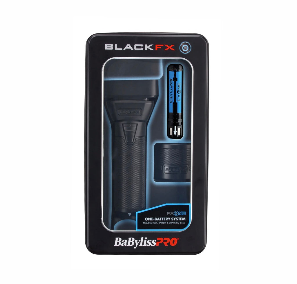 BaBylissPRO FXONE BLACKFX All-Metal Interchangeable-Battery Foil Shaver