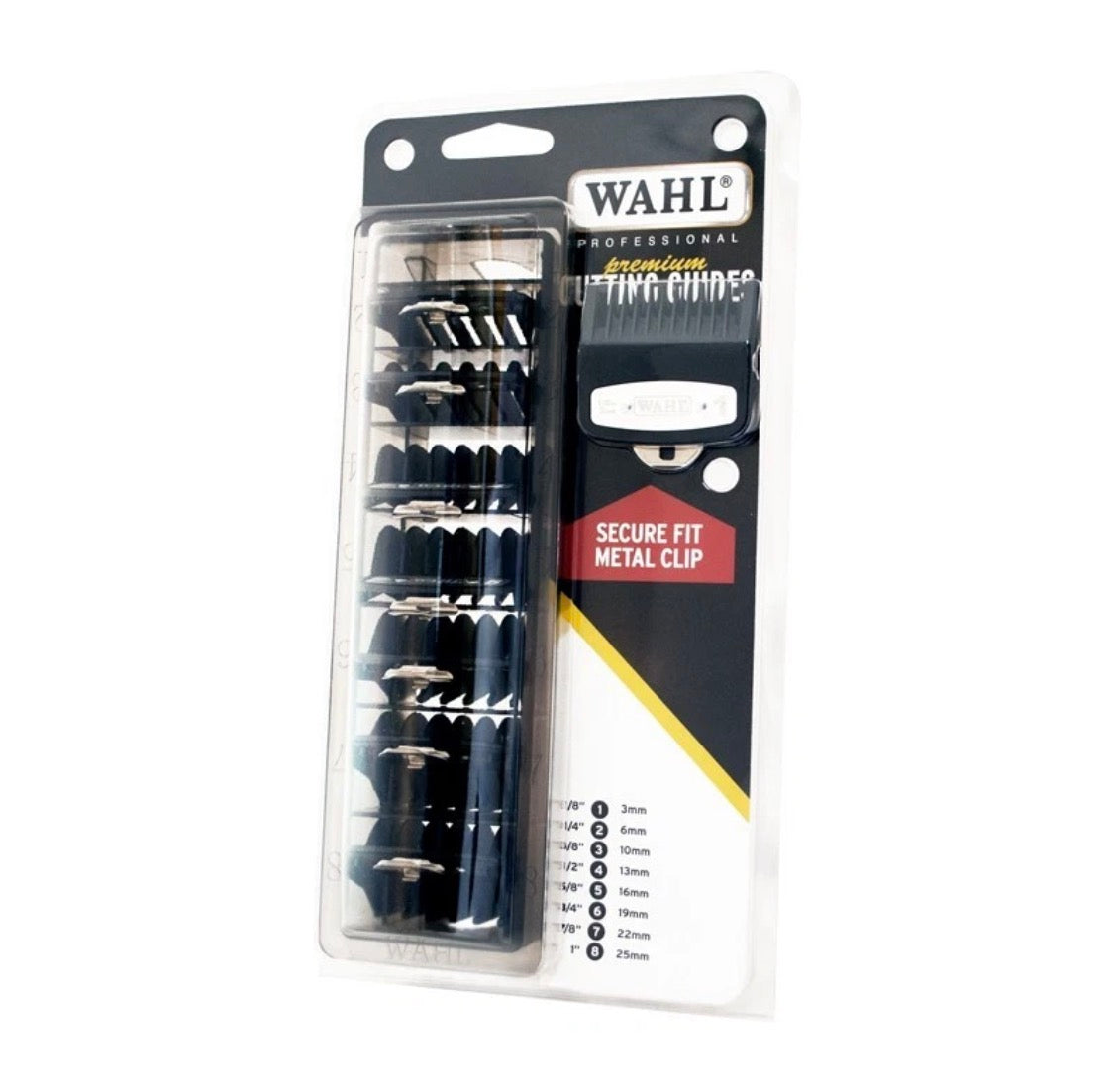 Wahl Professional Premium Cutting Guides 1-8 w/ Organizer