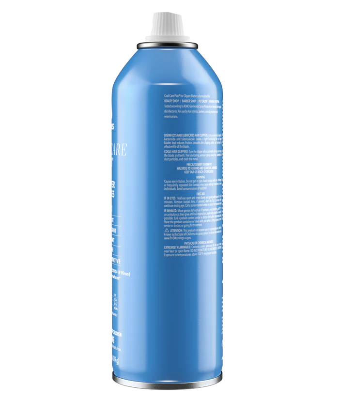 Andis Cool Care Plus Coolant, Disinfectant, Lubricant, & Rust-Preventative Cleaning Spray