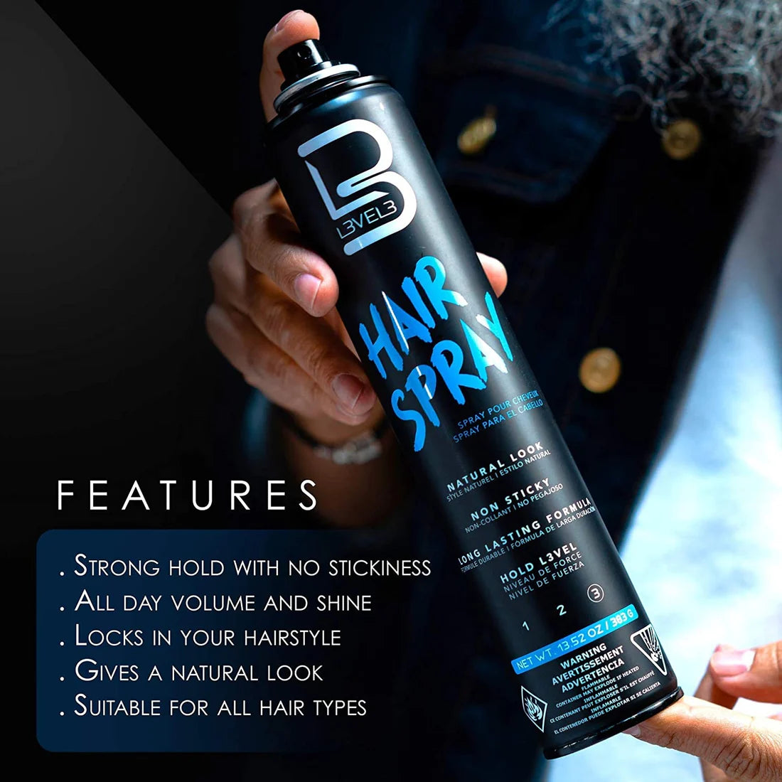 LEVEL 3 Strong Hold Hair Spray