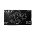 LEVEL 3 Professional Nitrile Gloves 100pk - Black