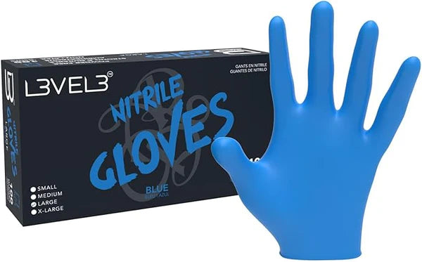 LEVEL 3 Professional Nitrile Gloves 100pk - Blue
