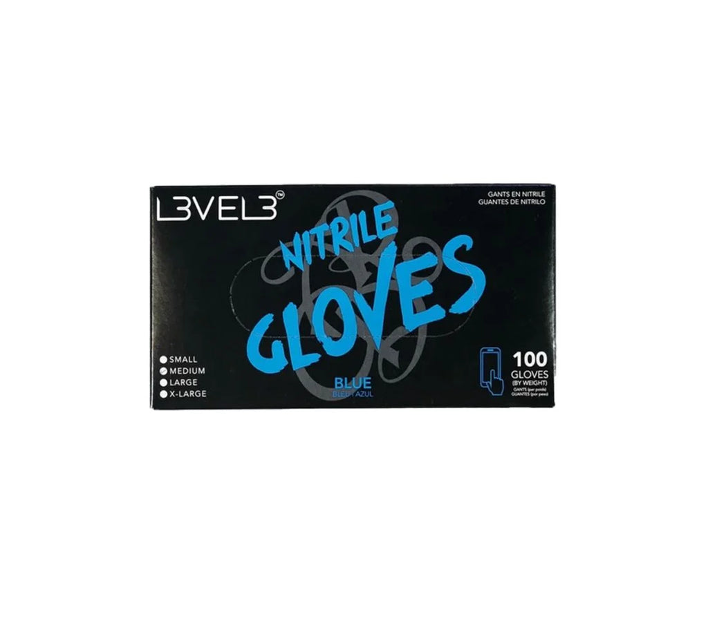 LEVEL 3 Professional Nitrile Gloves 100pk - Blue