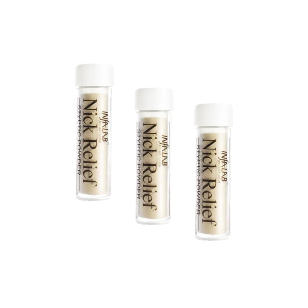 InfaLab Magic Touch Nick Relief Styptic Powder 3 Pack