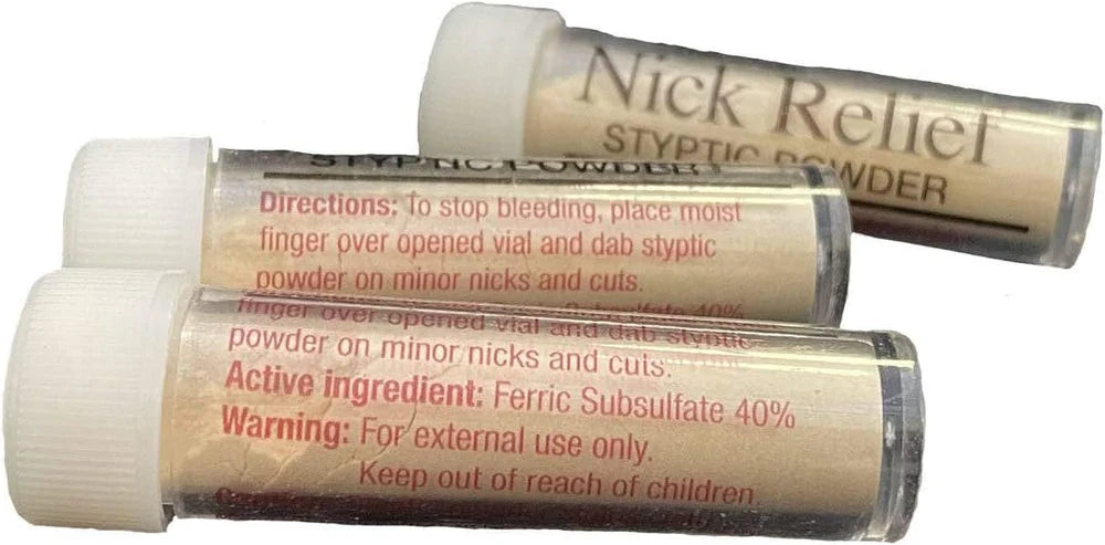 InfaLab Magic Touch Nick Relief Styptic Powder 3 Pack
