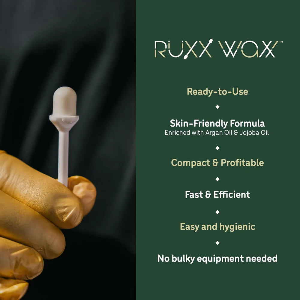 Ruxx Waxx Pre-Set Ready-To-Use Wax Sticks for Nose & Ears