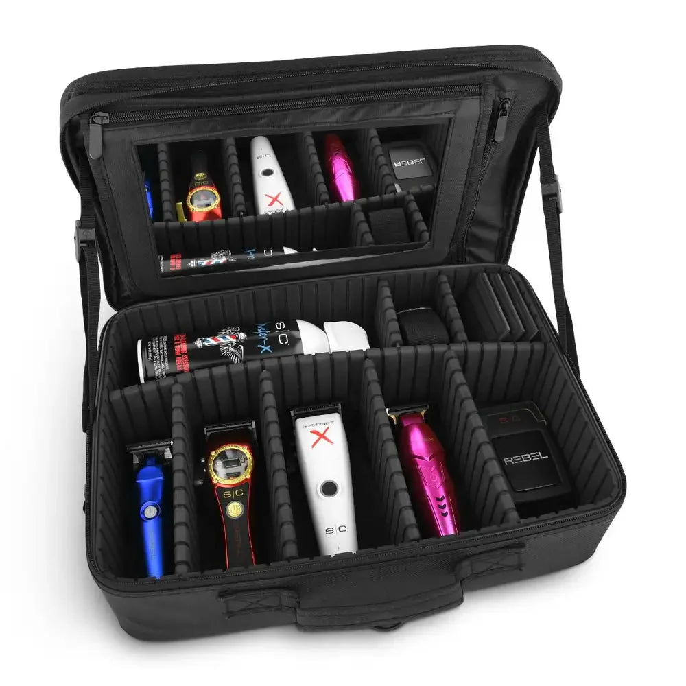 StyleCraft On-The-Go Barber/Stylist Tool Case w/ Mirror