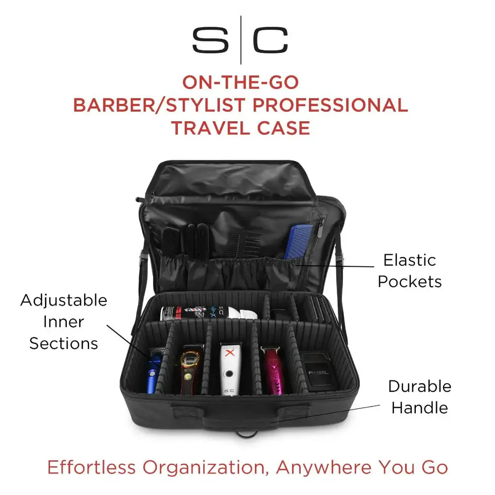 StyleCraft On-The-Go Barber/Stylist Tool Case w/ Mirror