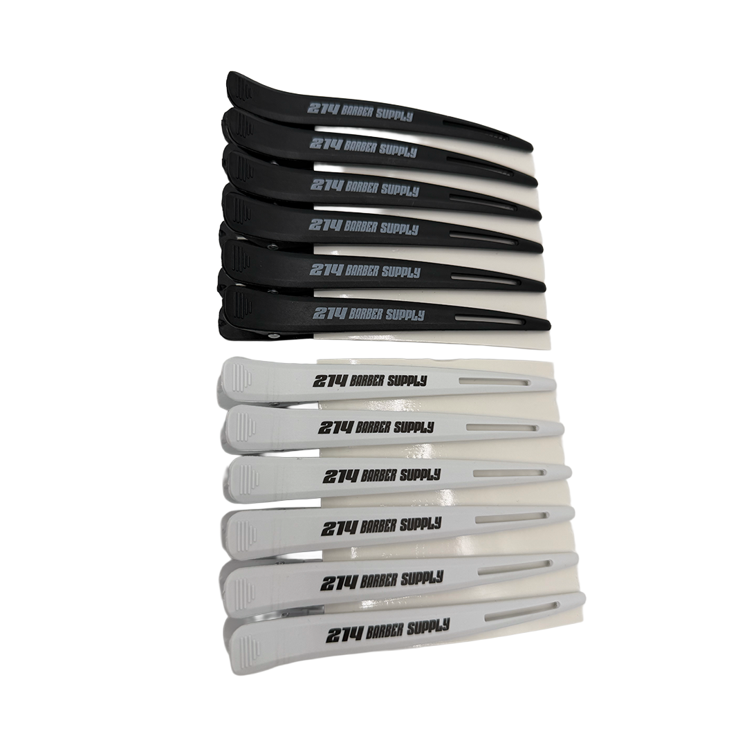 214 Barber Supply Hair Clips (6pc)