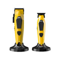 JRL Professional Diamante Cordless Clipper & Trimmer Comb Set Yellow