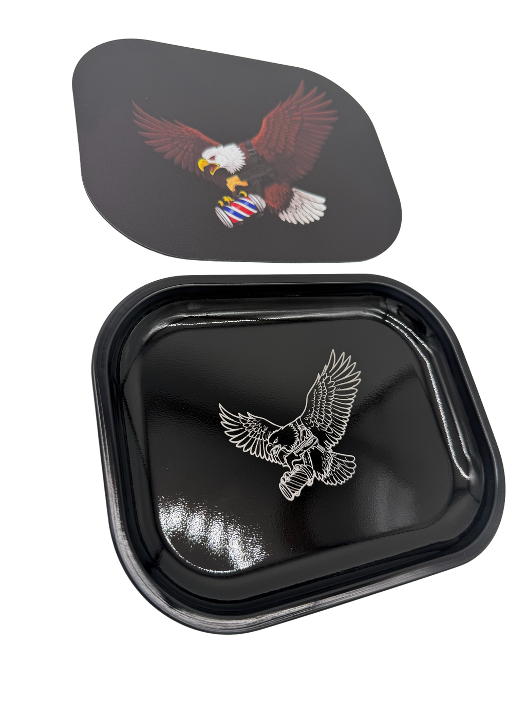 214 Barber Supply Rolling Tray Set