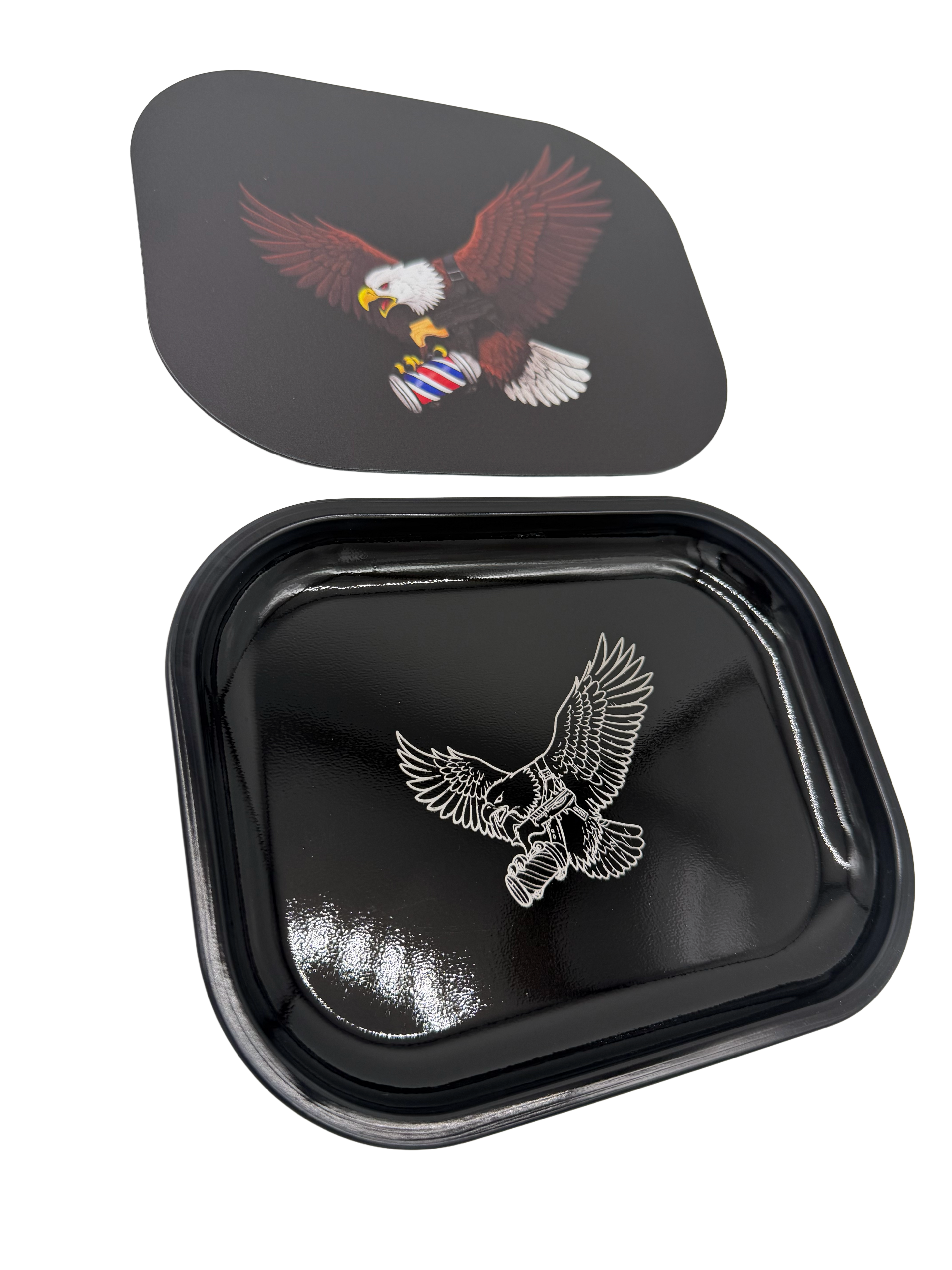 214 Barber Supply Rolling Tray Set