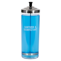 Burmax SC-550 Scalpmaster Barber Acrylic Sanitizing Jar - 42 oz.