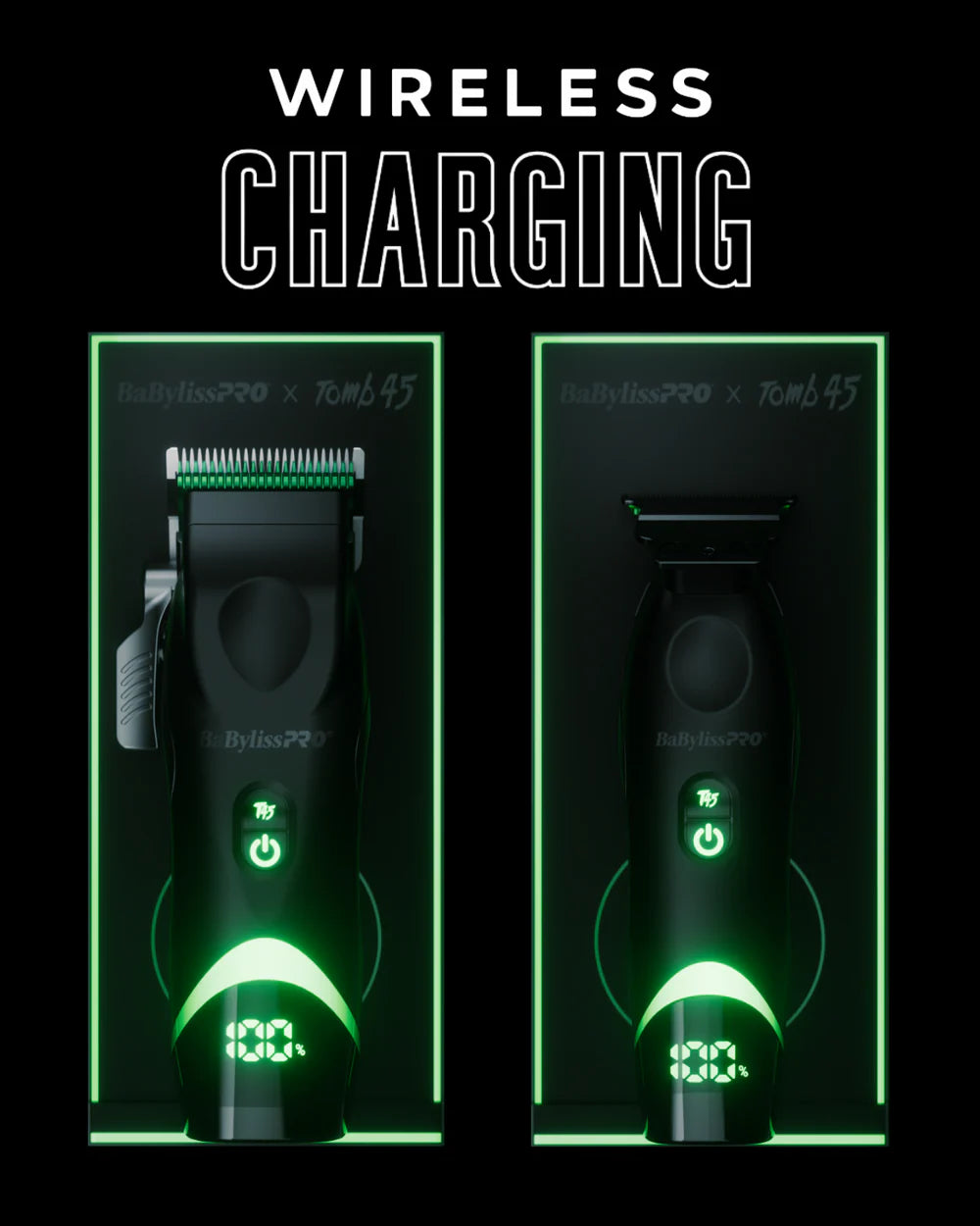 BaBylissPRO x Tomb45 Wireless Charging Clipper