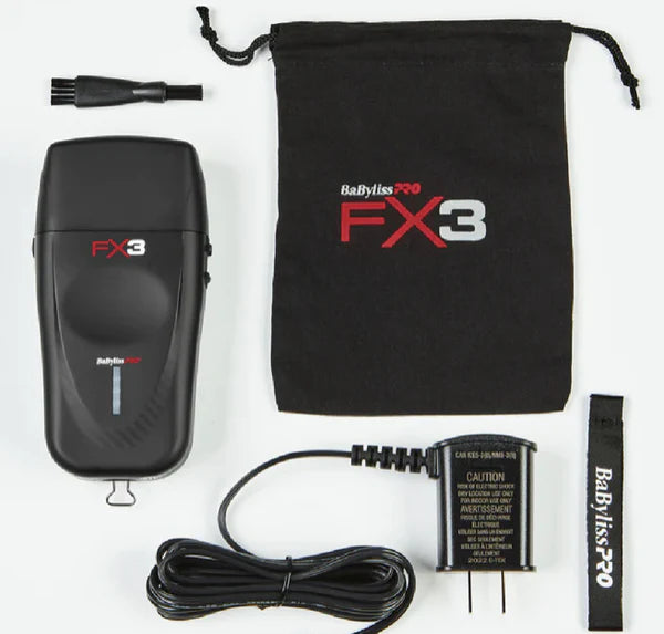 BaBylissPRO FX3 Matte Black Professional High Speed Foil Shaver