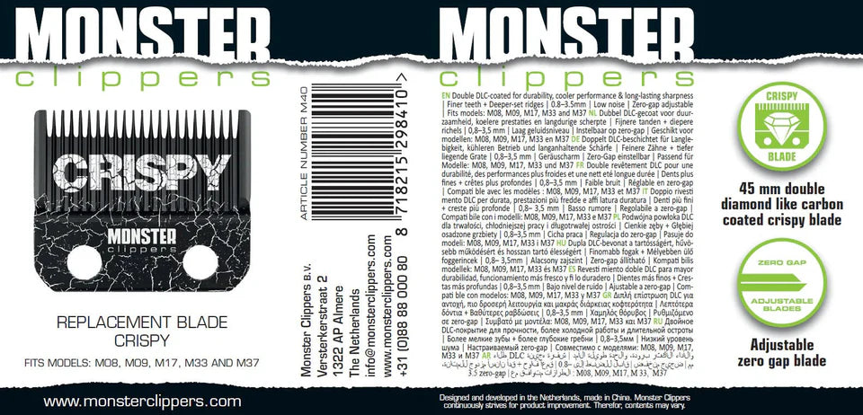 Monster Clipper Crispy Cutting Blade