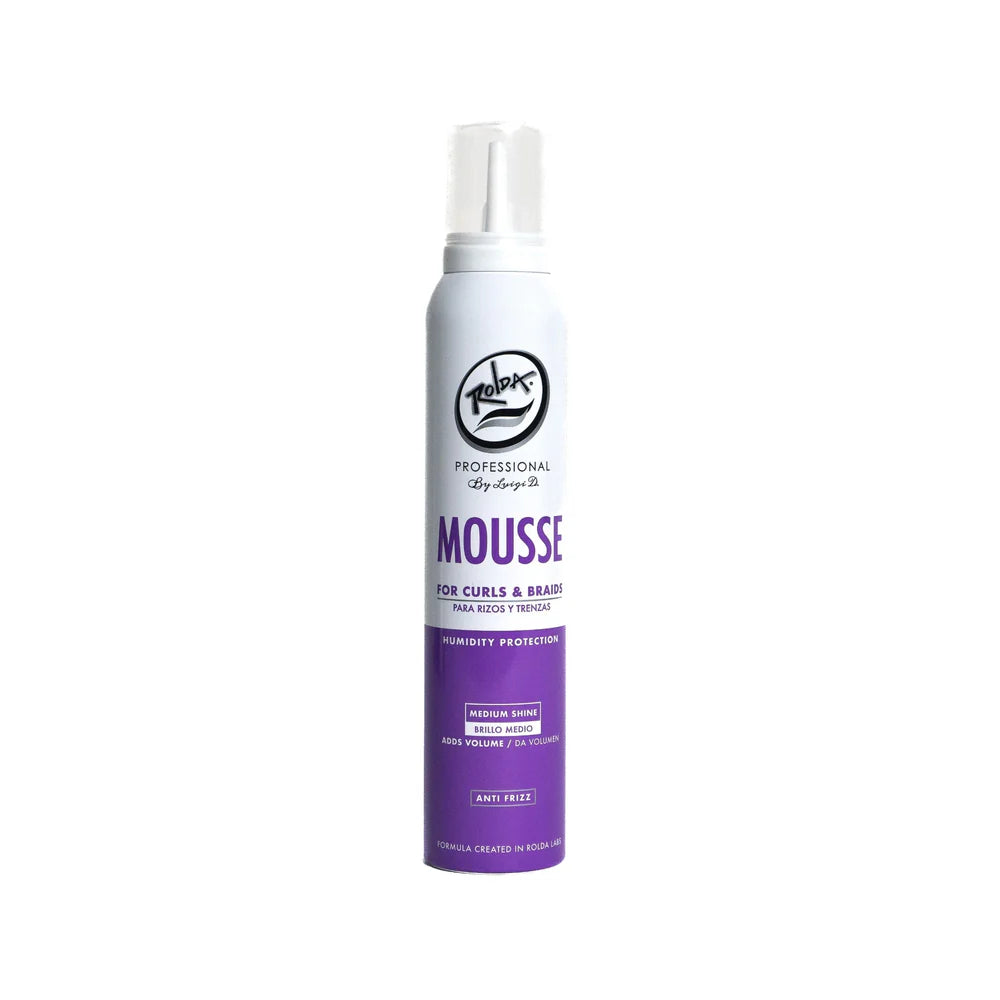 Rolda Medium Shine Volume Boosting Mousse for Curls & Braids