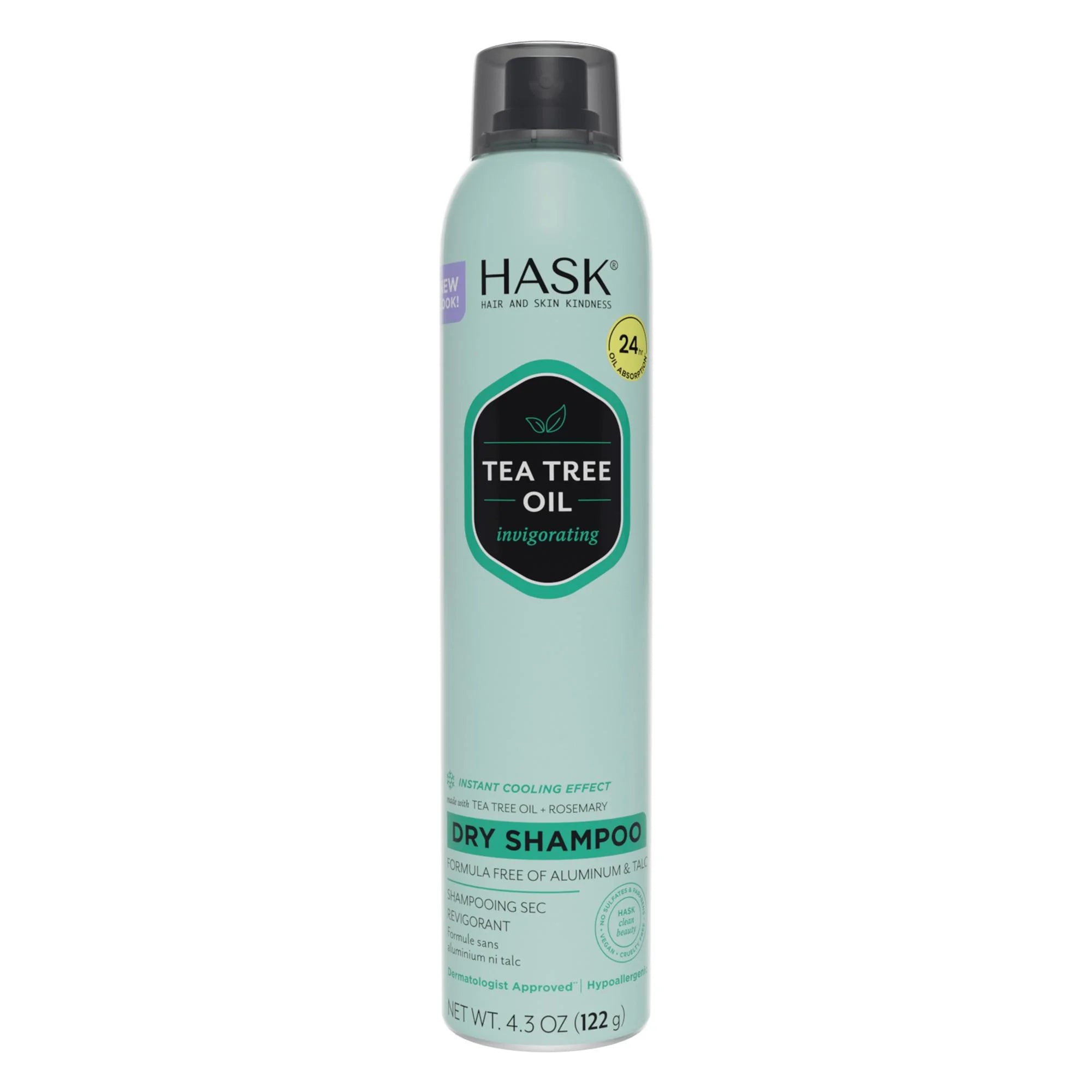 Hask Tea Tree Oil & Rosemary Scalp Detox Dry Shampoo
