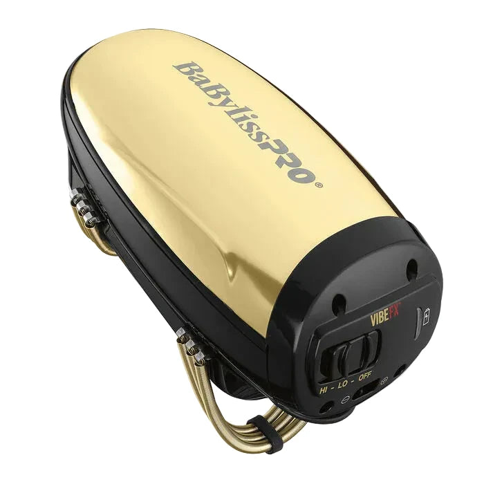 BaBylissPRO VibeFX Cordless Massager - Gold