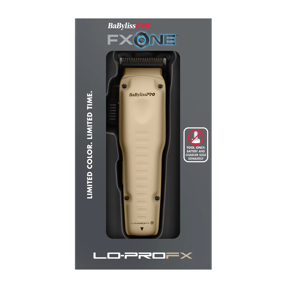 BaBylissPRO FXONE Low-Profile Sand Interchangeable Battery Clipper - TOOL ONLY