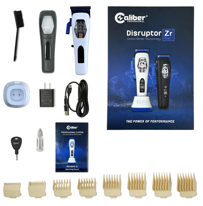 Caliber Disruptor ZR Vector Motor Professional Cordless Clipper