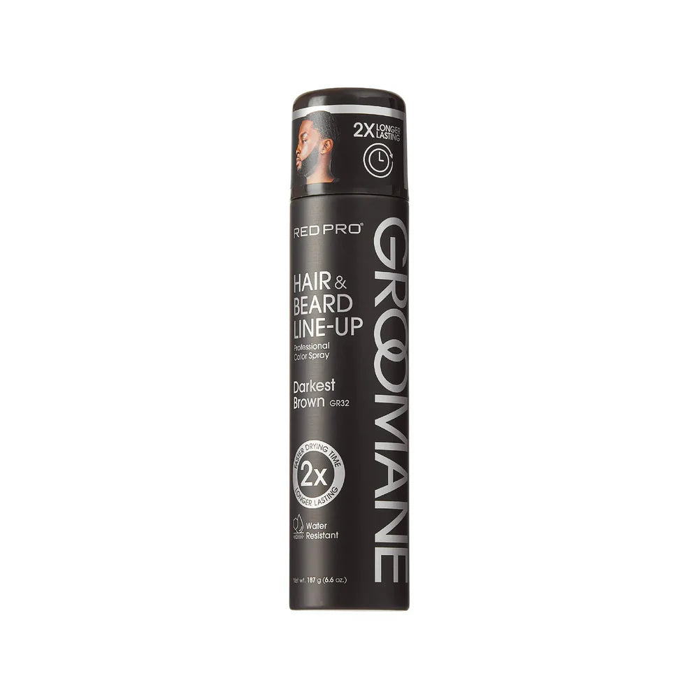 Red PRO GROOMANE Waterproof & Fade-Resistant Temporary Lineup Color Spray