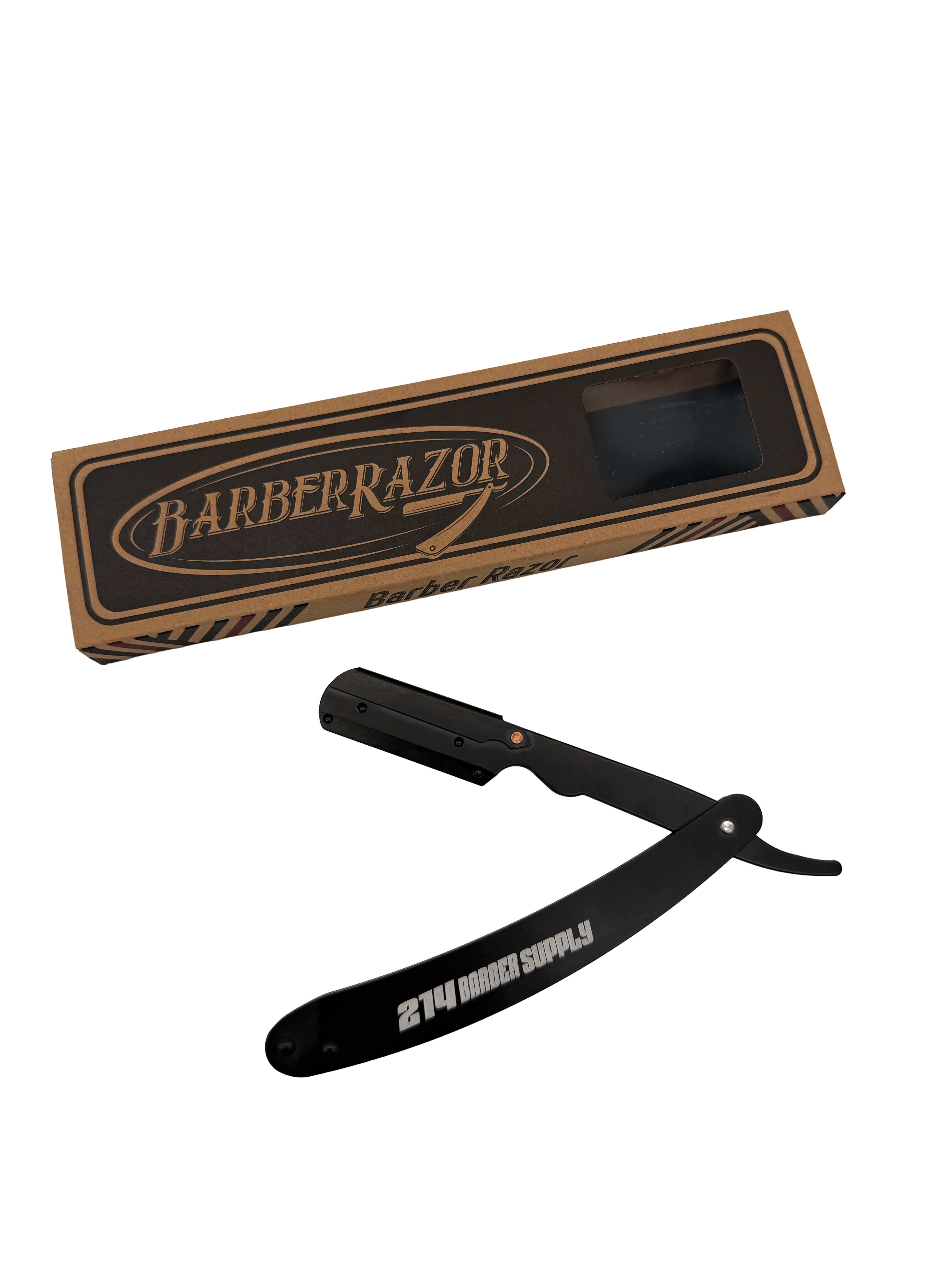 214 Barber Supply Metal Straight Razor Holder