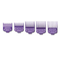 Andis Magnetic Combs 5-Piece Guide Set - Purple