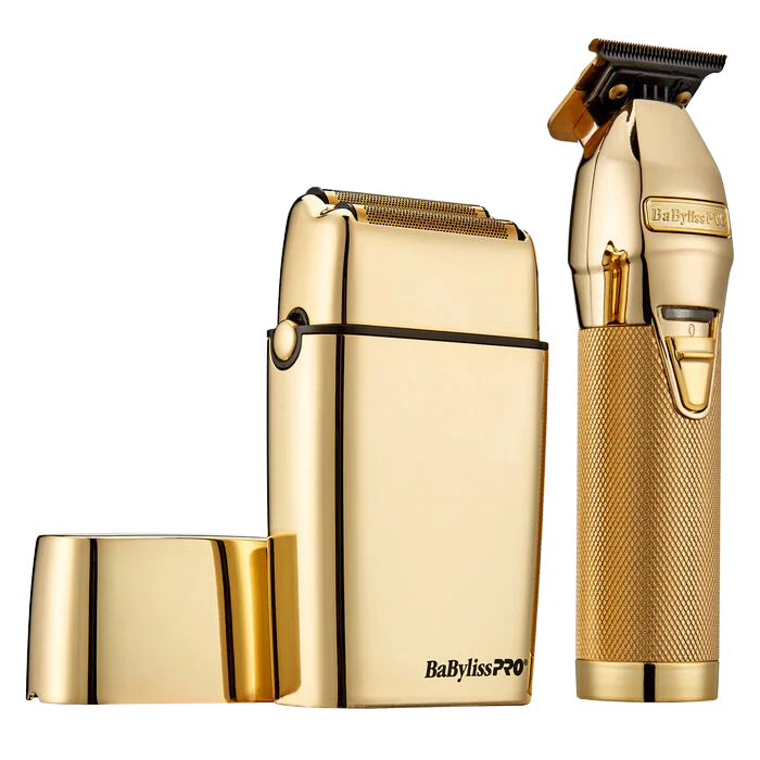 BaBylissPRO LimitedFX Gold Trimmer and Double-Foil Shaver