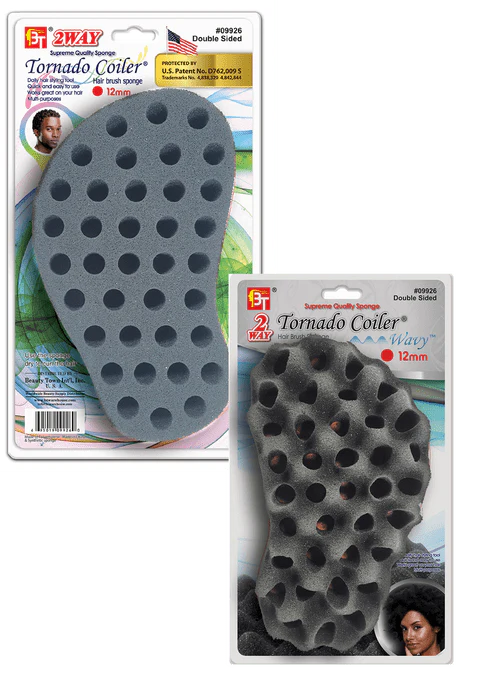 The BT Tornado Coiler Double-Sided Wavy Hair Sponge