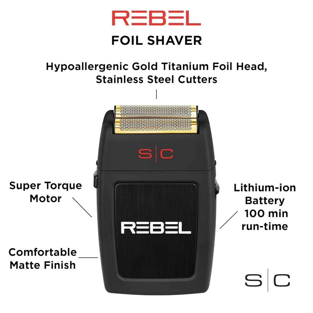StyleCraft Rebel Super Torque Cord/Cordless Foil Shaver